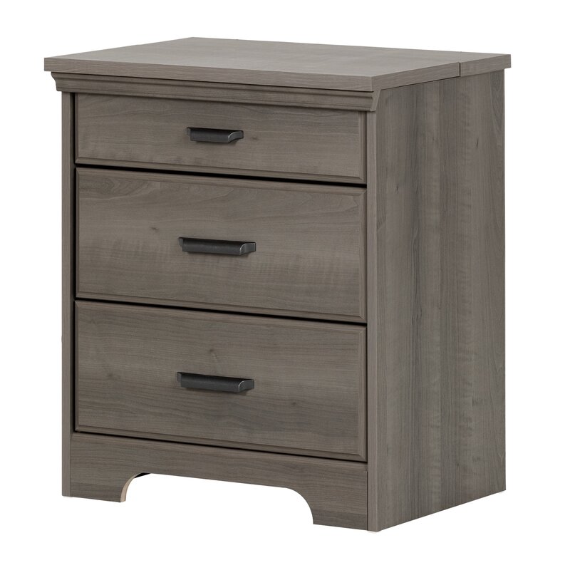 South Shore Versa 3 - Drawer Nightstand & Reviews | Wayfair